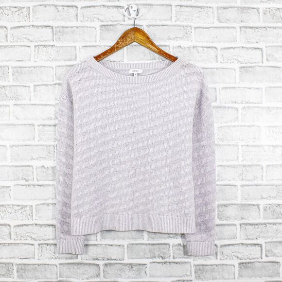 REISS Women's Diva Pullover Sweater Purple Knit Size Medium - Picture 1 of 10